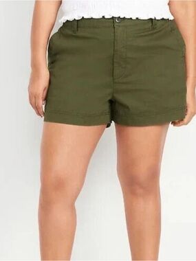 Old Navy Olive OG Chino Shorts